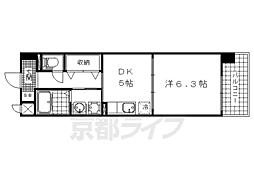 SHICATACHAMBRETTES1 1DKの間取図画像