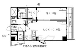 ソレイユ深草 2階