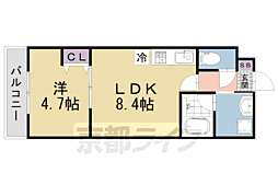 ブライト伏見丹波橋 1階/-