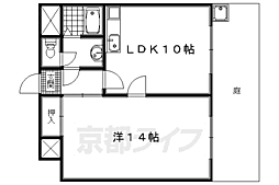 テラスロマネ 1LDKの間取図画像