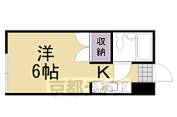 コーポ関根 1Kの間取図画像