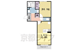 ジラソーレ 1LDKの間取図画像