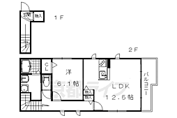 Enfamille 1LDKの間取図画像