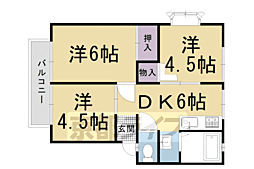 サンビレッジ太秦 2階