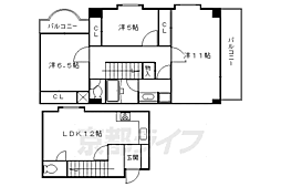 叡山電鉄叡山本線 元田中駅 徒歩12分 5階/-