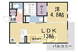 Lumiere du Soir Un 1LDKの間取図画像