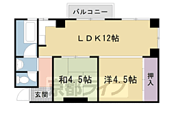 シーズン嵐山 2LDKの間取図画像