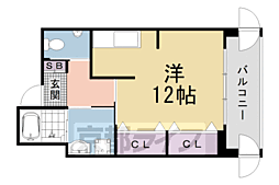 広沢ふれあいの郷 ワンルームの間取図画像
