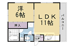 プチメゾン 1LDKの間取図画像