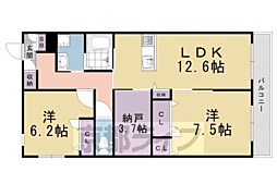 SatisVita 2SLDKの間取図画像