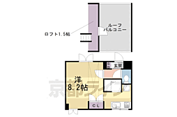 D'sLYRA 1Kの間取図画像