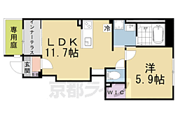 京都市山科区椥辻新築アパート 1階/-