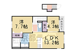 ルーヴル西法寺 2階/-