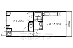 グランドハピネス 1LDKの間取図画像