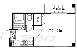 トキ・ハウス 1Kの間取図画像