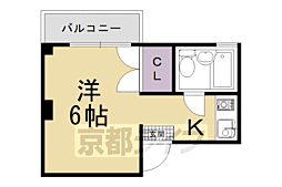 メゾン青山 1Kの間取図画像