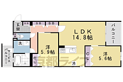 コンフォールパレ新町二条 2階