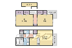 マグノーリア横田 2LDKの間取図画像