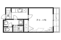 メゾンラコンテ 1Kの間取図画像