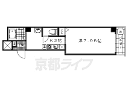 パラッゾルミエーラ 1Kの間取図画像