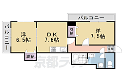 ルシェール西院 2階/-