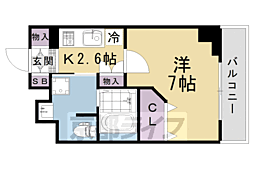 プレコート上鳥羽 2階/-