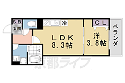 フォレ山科 2階/-
