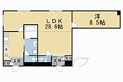 Ritz神田 1LDKの間取図画像