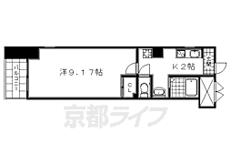 木屋町ビル 1Kの間取図画像