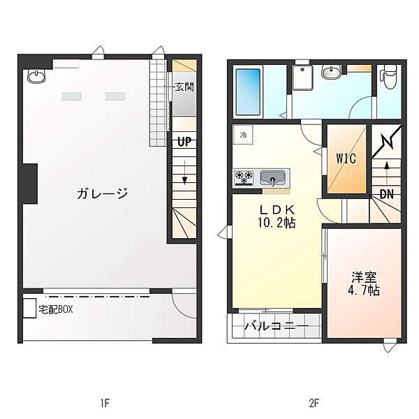 同じ建物の物件間取り写真 - ID:209005371246