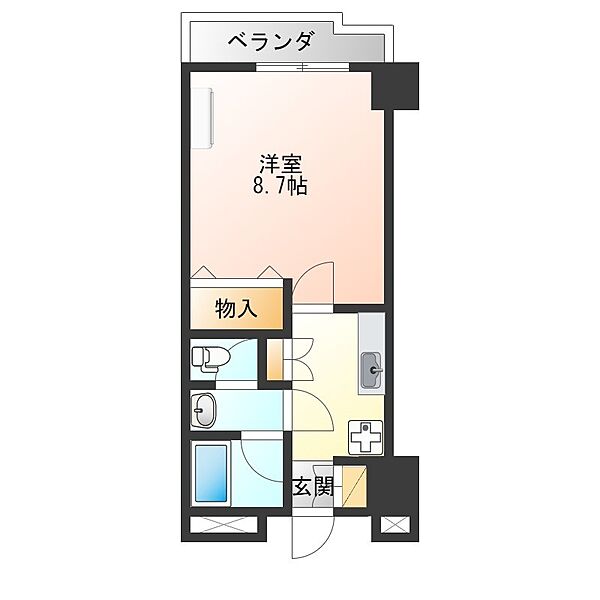 同じ建物の物件間取り写真 - ID:209005583483