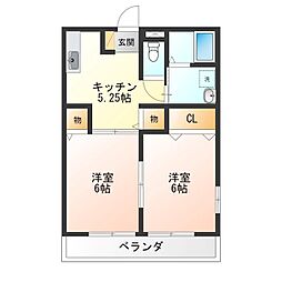 オジュール今宮B 2階