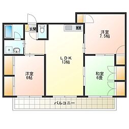 間取図画像 3LDK
