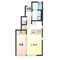 間取図画像 1LDK