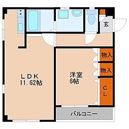 メゾン常陸 2階/202