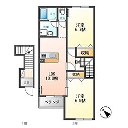 フェールプリエ 2階/-