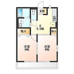 ピュアSハイムB 2階/202