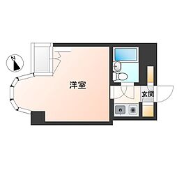 宇都宮ダイカンプラザスポーツメント 1Kの間取図画像