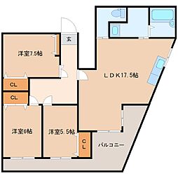 東武宇都宮線 江曽島駅 徒歩17分 2階/-