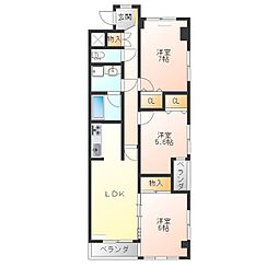 ザ・ミレニアムタワー 3LDKの間取図画像