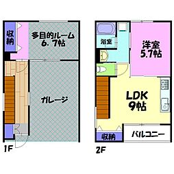 BLUE TREE 簗瀬 B 2階/101