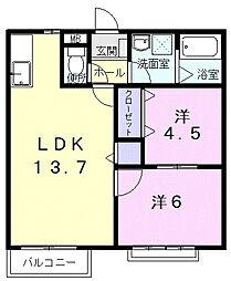 エリール藤 2階/202