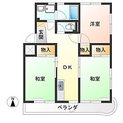 赤羽ハイツ2号棟 1階/101