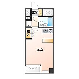 宇都宮ダイカンプラザスポーツメント 1Kの間取図画像