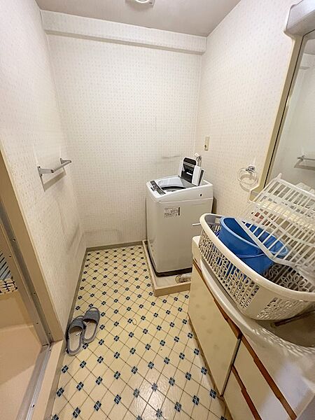 洗面所に洗濯機置き場あり