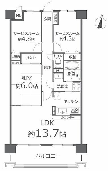間取り：333000054034