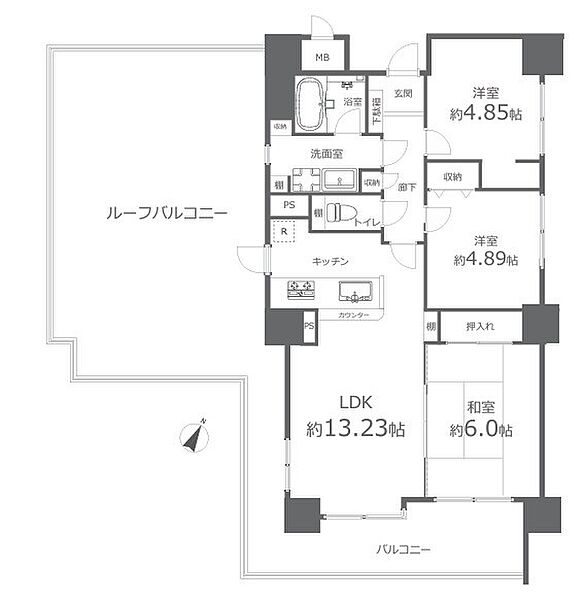 間取り：333000054635