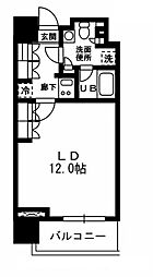 レジディア杉並方南町 9階1Kの間取り