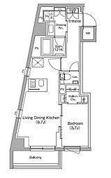 間取図画像 1LDK