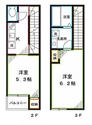 エクセルコート中野 1DKの間取図画像